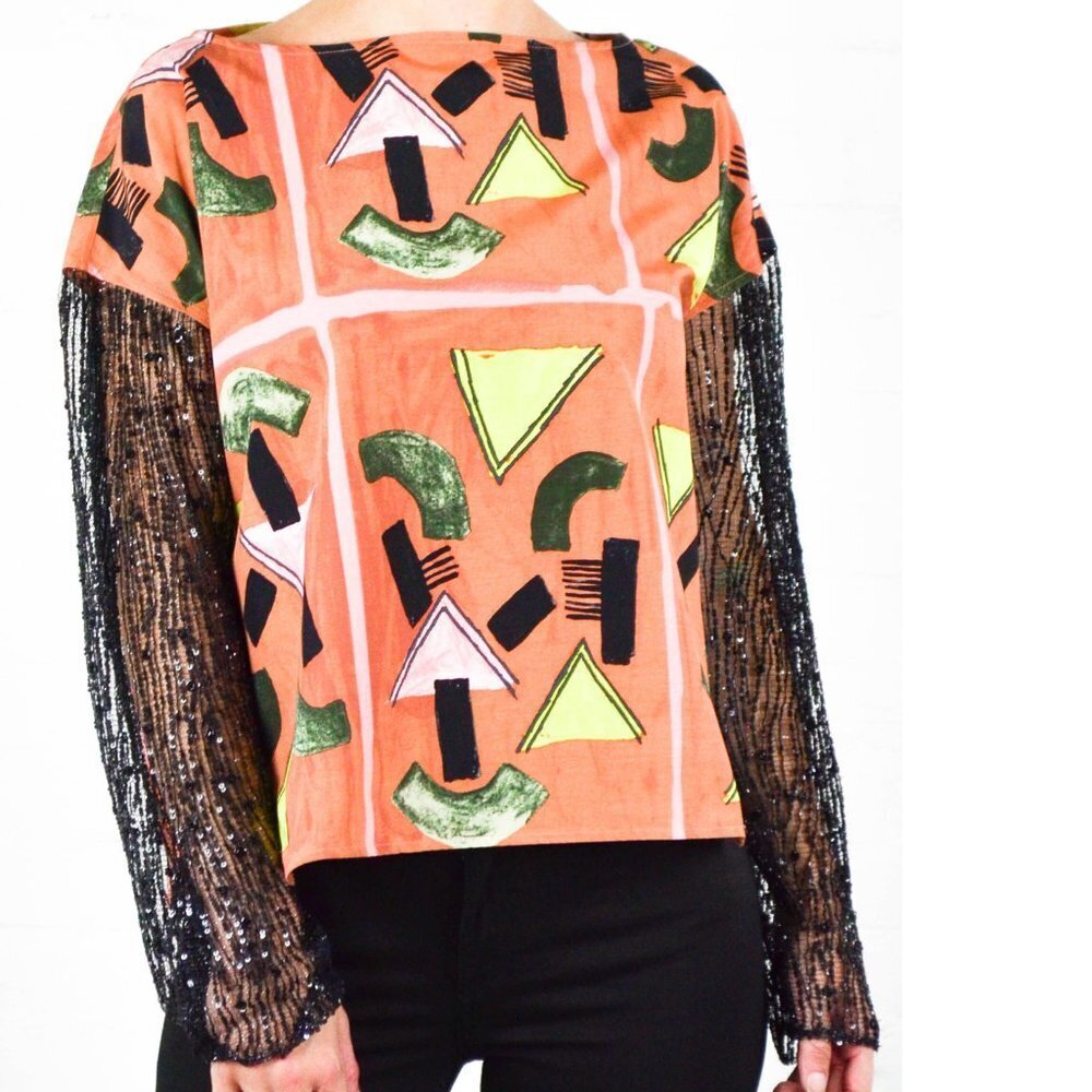 Rachel Comey Barter Embellished Silk Top 6